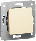  - Legrand Etika Крем Выключатель 1-клавишный 10А, винт. клем. 672301