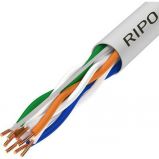 UTP 4 CAT5E 24AWG Cu Ripo Premium, 2x305м.,Fluke test (КСВПВ -5е 4*2*0.51)