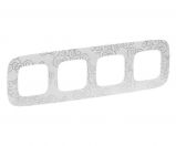 Legrand Valena ALLURE Нарцисс хром Рамка 4-ая (754344)